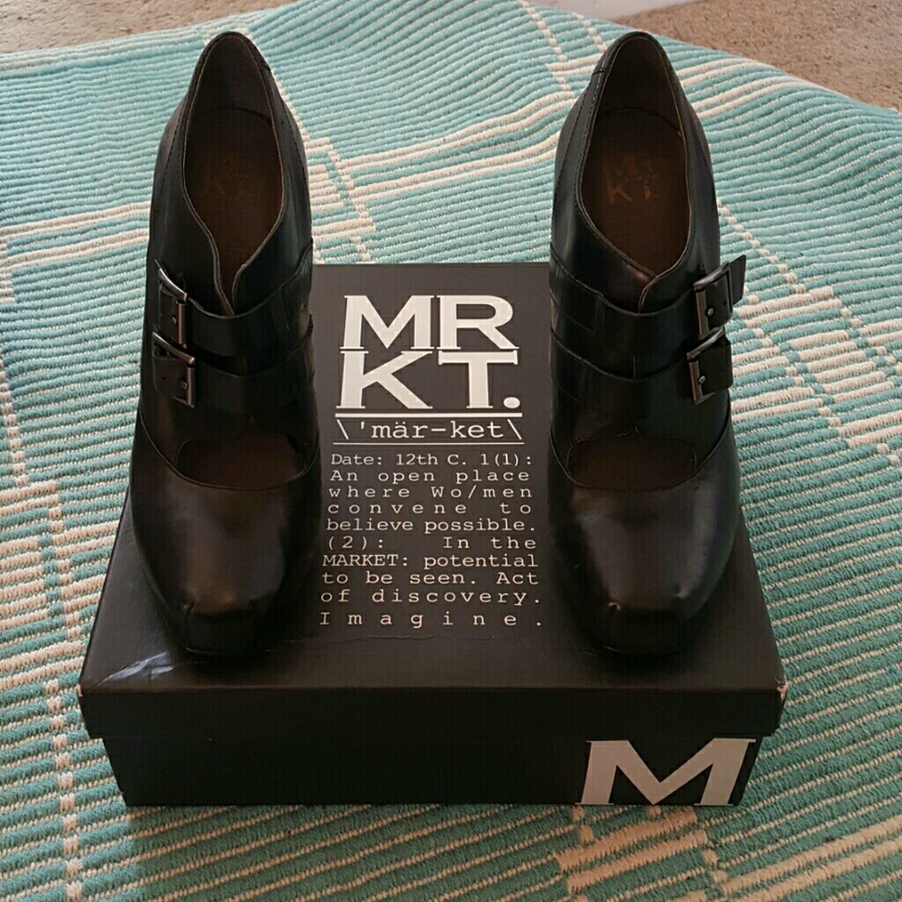 Black MRKT heels